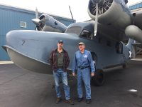 With instructor / author Burke Mees and the Grumman Goose August, 2018